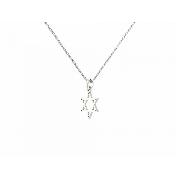 David`s Star lemon gold set with diamonds