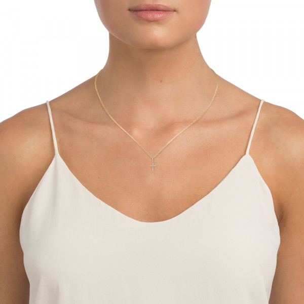 Cross Diamond Pendant